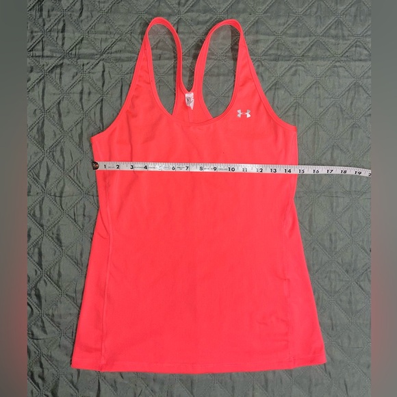 UNDER ARMOUR Womens' HEATGEAR ScoopTank with matching Sports Bra, EUC, sz Small - Picture 9 of 15